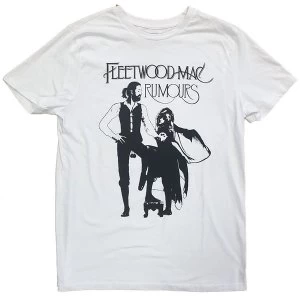 Image of Fleetwood Mac - Rumours Unisex Medium T-Shirt - White