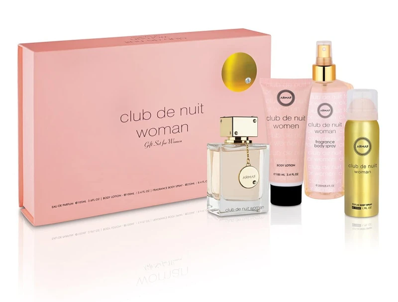 Image of Armaf Club De Nuit Woman Four Piece Giftset Pink female
