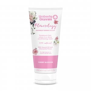 Image of Umberto Giannini Flowerology Colour Mask - Cherry Blossom 195ml