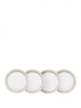 Image of Denby Natural Canvas 4 Piece Dinner Plate Set