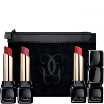 Image of Guerlain Luminous Matte Lipsticks Trio Set - Lips+Pouch