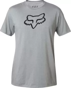 Image of FOX Legacy Head Tee T-Shirt, grey, Size XL, grey, Size XL