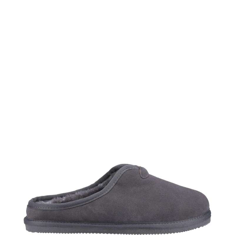 Image of Hush Puppies Hush Puppies Men 'Conrad' Classic Slippers in Grey Size: 9 Grey 9 Male 5063294066324