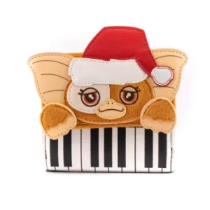 Image of Loungefly Gremlins Gizmo Holiday Keyboard Cosplay Zip Around Wallet