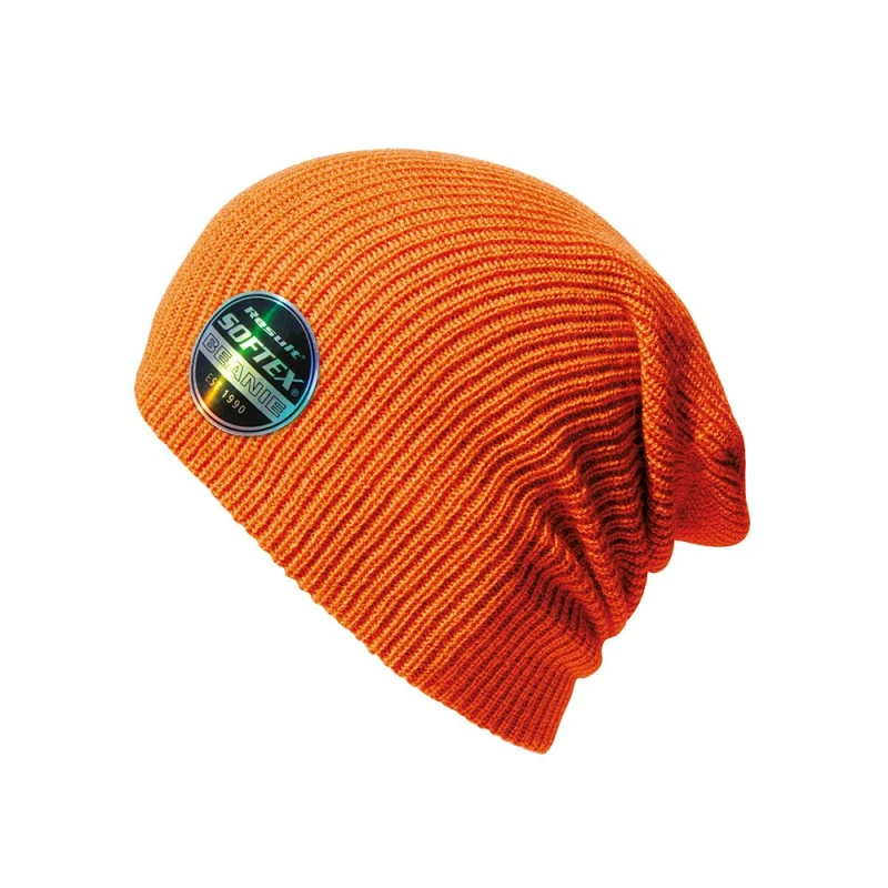 Image of Result Core Mens Soft Beanie in Orange Orange Male One Size
