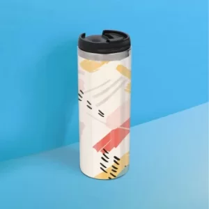 Image of XO Pattern Stainless Steel Travel Mug