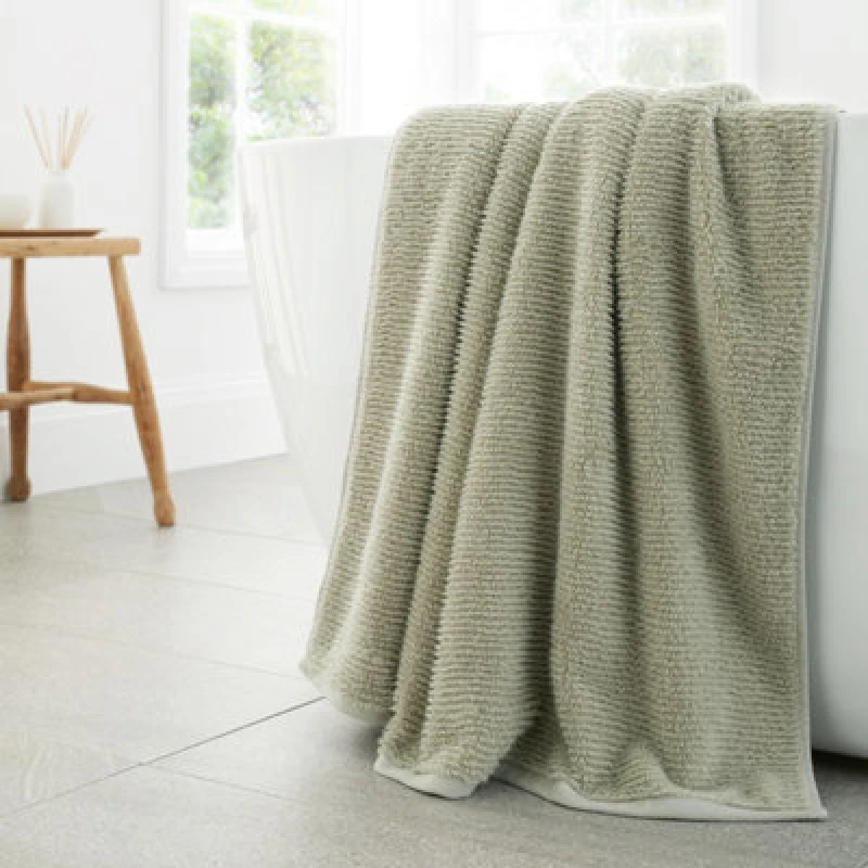 Image of Bianca Soft Zero Twist Spa Towels Green