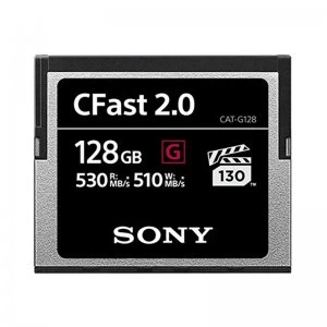 Image of Sony 128GB G Series CFast 2.0 Card 530MBs