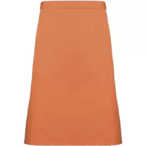 Image of Premier Ladies/Womens Mid-Length Apron (Pack of 2) (One Size) (Terracotta) - Terracotta