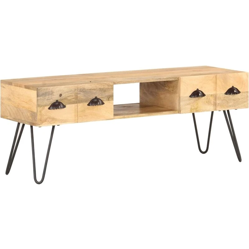 Image of VIDAXL TV Cabinet 120x35x45cm Solid Mango Wood Vidaxl 8720286069301