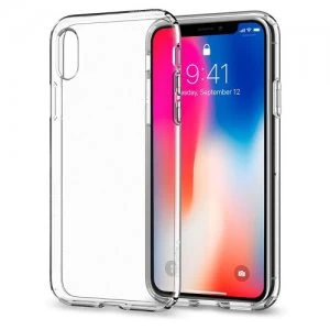 Image of Spigen SGP Liquid Crystal Case for iPhone X - Crystal Clear