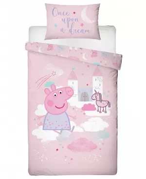 Image of Peppa Pig Stardust Single Duvet Cover