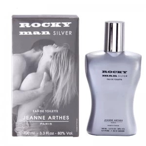 Image of Jeanne Arthes Rocky Man Silver Eau de Toilette For Him 100ml