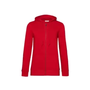 Image of B&C Womens/Ladies Organic Hoodie (S) (Red)
