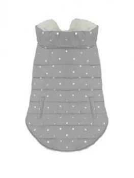 Image of Rosewood Grey Metallic Spot Gilet - Small