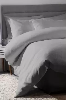 Image of Waffle Weave Duvet Cover Set