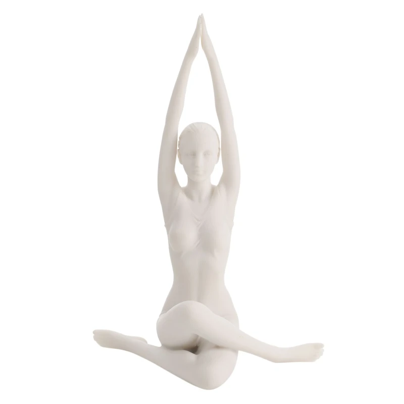 Image of Juliana Yoga Pose White Figurine - Sun Salutation White unisex