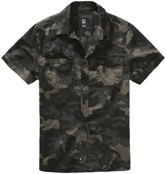 Image of Brandit Roadstar Short-sleeved Shirt dark camo
