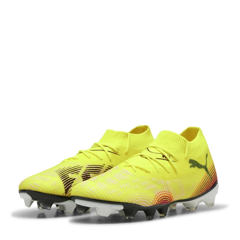 Image of Puma FUTURE 8 MATCH Womens Artificial Ground Football Boots Yellow/Black female 3 (35.5)