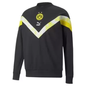 Image of Puma BVB Icon Crew Sweater Unisex - Black