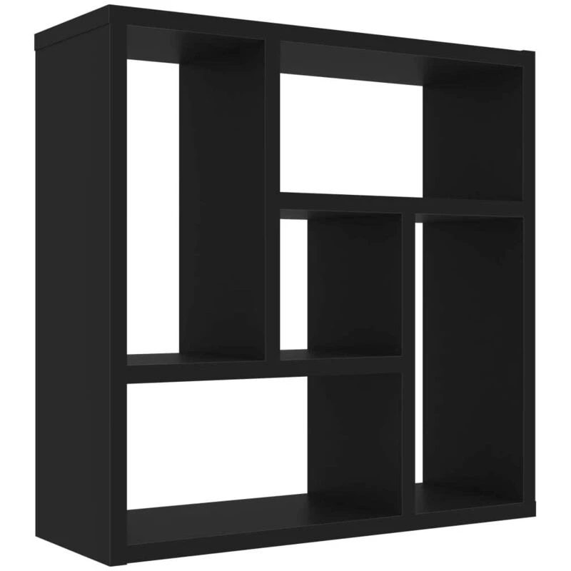 Image of VIDAXL Vidaxl - Wall Shelf Black 45.1x16x45.1cm Engineered Wood 8720286017432
