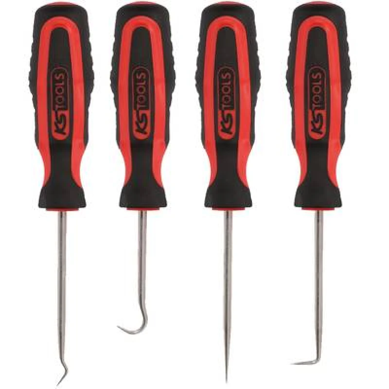 Image of KS TOOLS 550.1045 Hook Tool Set Length: 60mm Tool Steel Hook Tool Set (5837)