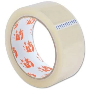 Image of 5 Star Office Clear Tape Roll Large Easy-tear Polypropylene 40 Microns 38mm x 66m Pack 4