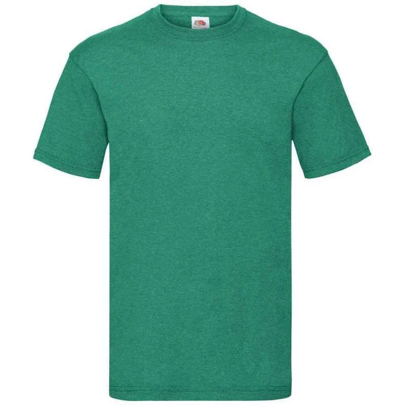 Image of Fruit Of The Loom Fruit of the Loom Men Valueweight T-Shirt in Pale Green Size: Small Pale Green S Male 5063527510761