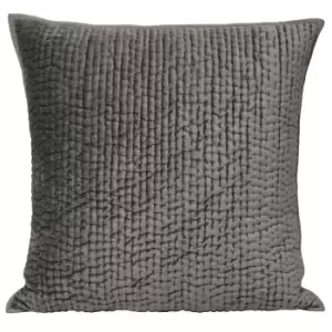 Image of Riva Home Brooklands Cushion Cover (55x55cm) (Graphite)