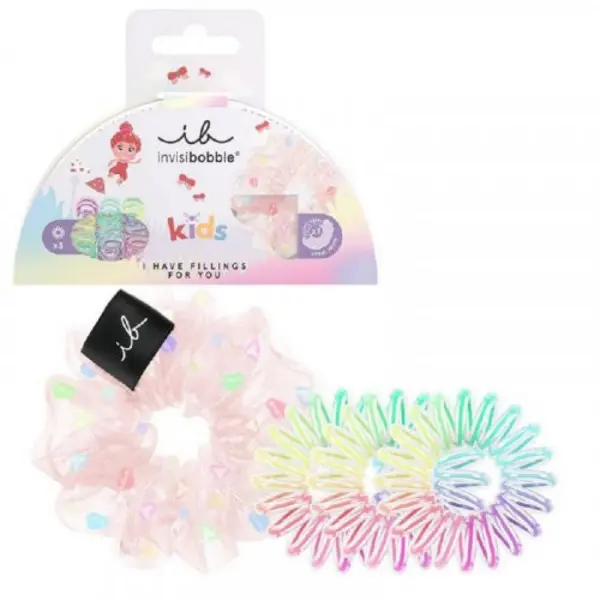 Image of Invisibobble Kids I Have Fillings for You Set 4 pcs.