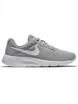 Image of Nike Tanjun Childrens Trainers - Grey/White, Size 11