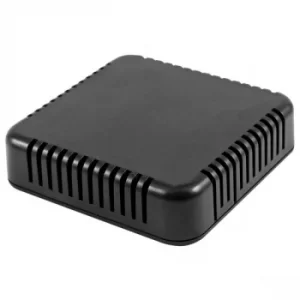 Image of Hammond 1551V4BK Miniature Plastic Enclosure Vented 80x80x20mm Black