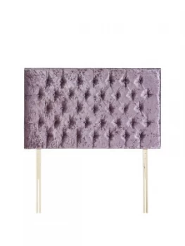 Image of Luxe Collection By Silentnight Florence Fabric Headboard - Violet