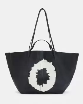 Image of AllSaints Hannah Tie Dye Leather Tote Bag