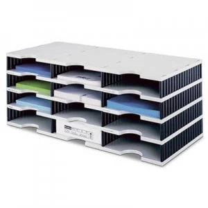 Image of styro 1554416 Letter sorter basic unit C4 No. of drawers: 12