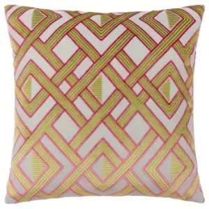 Image of Henley Velvet Jacquard Cushion