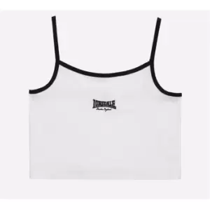 Image of Lonsdale Essential Logo Vest Womens - White