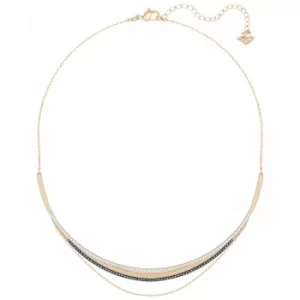 Image of Ladies Swarovski Rose Gold Plated Hero Necklace