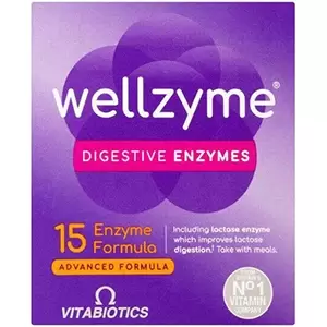 Image of VItabiotics Wellzyme Digestive Enzymes Advanced 60 Capsules