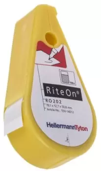 Image of HellermannTyton Adhesive Cable Marker Kit RiteOn, 6 12mm, 150 Markers