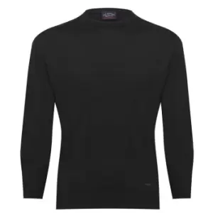 Image of Paul And Shark Summer Crew Sweatshirt - Black