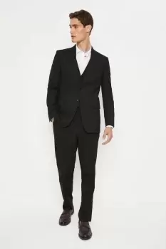 Image of Plus And Tall Tailored Black Suit Trousers