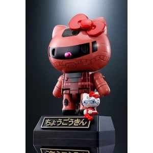 Image of Hello Kitty Chogokin Diecast Action Figure Hello Kitty Char's Zaku II Ver. 11 cm