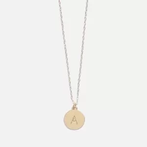 Image of Kate Spade New York Mini Initial Gold-Plated Necklace - C