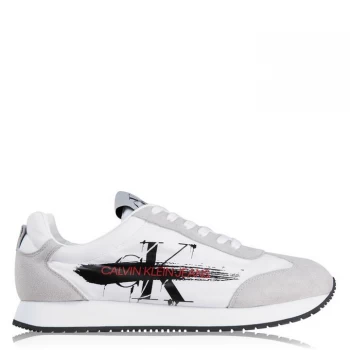Image of Calvin Klein Jeans Joam Lace Up Trainers - White