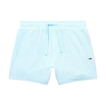 Image of Tommy Jeans Towelling Shorts - Aqua CSP