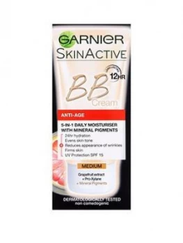 Image of Garnier Garnier BB Cream Anti Ageing Medium Tinted Moisturiser 50ml One Colour, Women