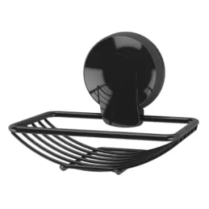 Image of Showerdrape Suctionloc Black Soap Basket