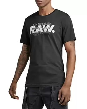 Image of G-star Raw Slim Fit Organic Cotton Logo Graphic Tee