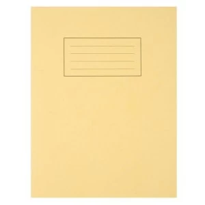 Image of Silvine Exercise Book Ruled and Margin (80 Pages) Yellow (Pack of 10)